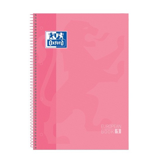 Oxford Europeanbook 1 cuaderno y block A4+ 80 hojas Rosa (x5 unidades)
