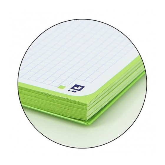 CUADERNO EUROPEANBOOK 1 TAPA EXTRADURA A4+ 80 HOJAS 5X5 COLOR VERDE MANZANA OXFORD 100430199 (x5 unidades)