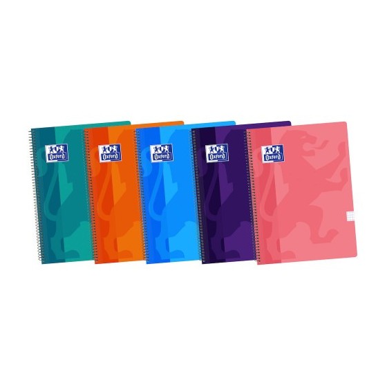 Oxford 400088603 cuaderno y block 80 hojas Colores surtidos (x5 unidades)