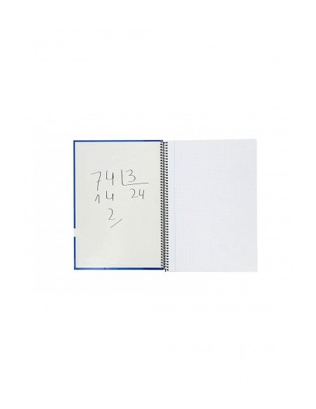 CUADERNO TAPA EXTRADURA FOLIO 80 HOJAS 4X4 COLORES SURTIDOS OXFORD 400122760 (x5 unidades)