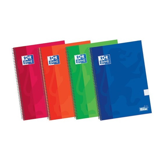 Oxford 100430151 cuaderno y block 80 hojas Colores surtidos (x5 unidades)