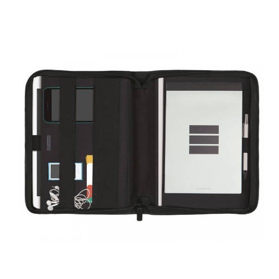 CARPETA CONGRESO PORTADOCUMENTOS CREMALLERA SERIE 00 A5 NEGRO J955 FINOCAM 5095260