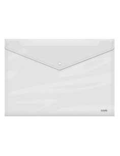 SOBRES POLIPROPILENO BROCHE TRANSPARENTE A3 APAISADO 438X320 DOHE 91490 (x10 unidades)