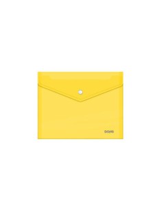 SOBRES POLIPROPILENO BROCHE AMARILLO A5 APAISADO 225X170 DOHE 91487 (x10 unidades)
