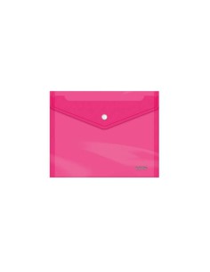 SOBRES POLIPROPILENO BROCHE ROSA A5 APAISADO 225X170 DOHE 91484 (x10 unidades)