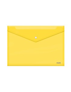 SOBRES POLIPROPILENO BROCHE AMARILLO FOLIO APAISADO 335X235 DOHE 91480 (x10 unidades)