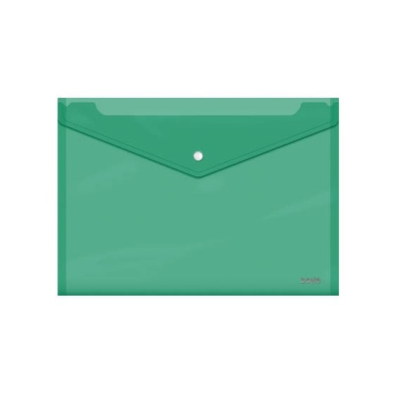 SOBRES POLIPROPILENO BROCHE VERDE FOLIO APAISADO 335X235 DOHE 91479 (x10 unidades)