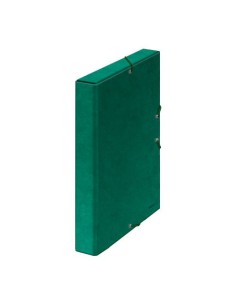 CAJAS DE PROYECTOS CARTÓN FORRADO LOMO DE 3 CM VERDE 245X350X30 DOHE 09722