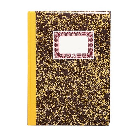 CUADERNO CARTONÉ CONTABILIDAD CUENTAS CORRIENTES AMARILLO FOLIO NATURAL 100 HOJAS NUMERADAS DOHE 09952