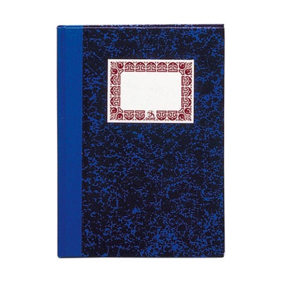 CUADERNO CARTONÉ CONTABILIDAD RAYADO HORIZONTAL AZUL FOLIO NATURAL 100 HOJAS DOHE 09950