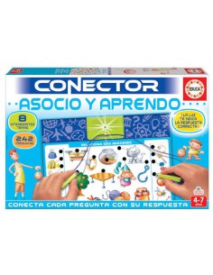 JUEGO CONECTOR ASOCIO Y APRENDO DE 4-7 AÑOS EDUCA BORRAS