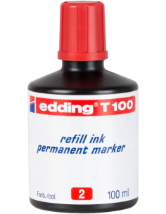 Edding T-100 cartucho de tinta 1 pieza(s) Original Rojo