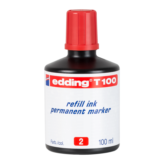 Edding T-100 cartucho de tinta 1 pieza(s) Original Rojo