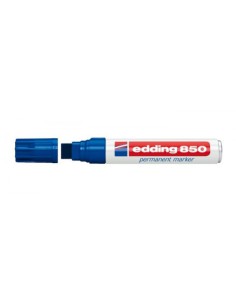 MARCADOR PERMANENTE PUNTA BISELADA 5-16MM 850 AZUL EDDING 850-03 (x5 unidades)