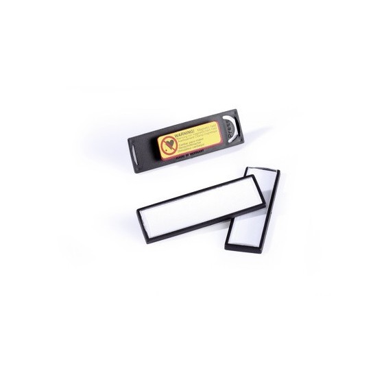 CAJA DE 25 PORTANOMBRES CLIP CARD CON IMAN 17X67MM DURABLE 8132-01