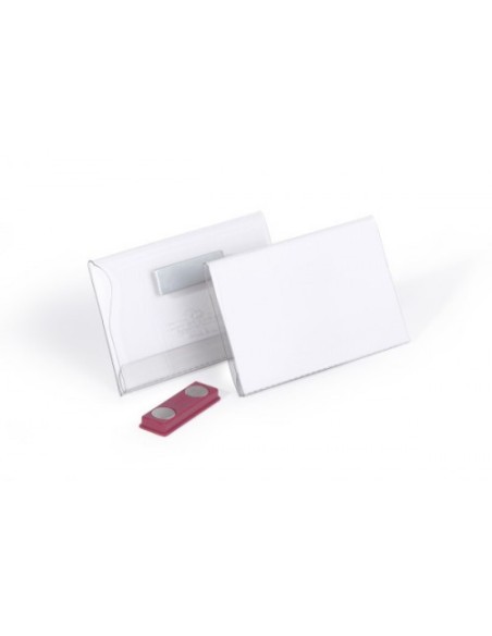 CAJA DE 25 IDENTIFICADORES MAGNETICO PVC 54X90MM DURABLE 8117-19