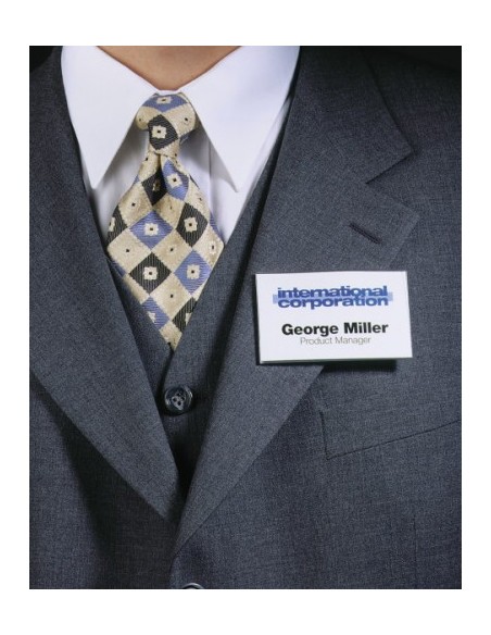 CAJA DE 25 IDENTIFICADORES MAGNETICO PVC 54X90MM DURABLE 8117-19