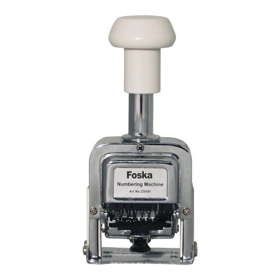 NUMERADOR FOSKA 5 MM 8 BANDAS COLOP NUMF.ZS508