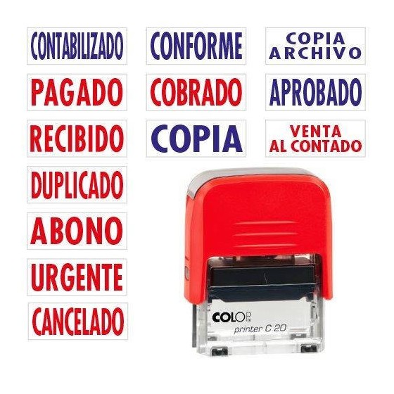 SELLO DE ENTINAJE PRINTER FORMULA CONFORME COLOP 141683