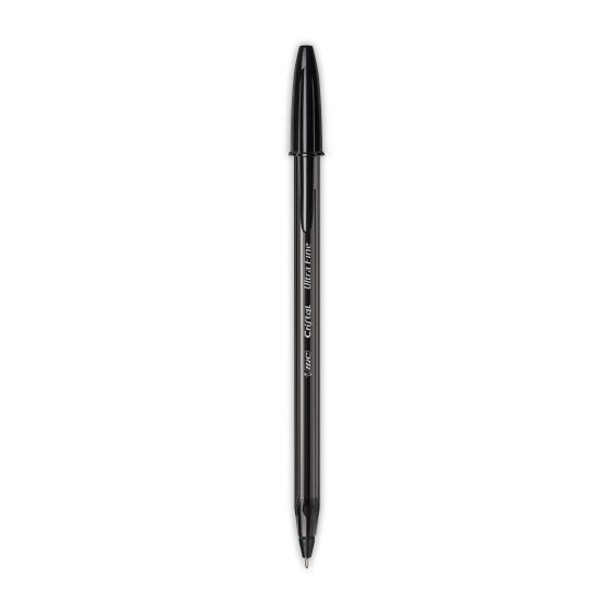 BIC Cristal Exact Negro Bolígrafo Ultrafino 20 pieza(s) (x20 unidades)