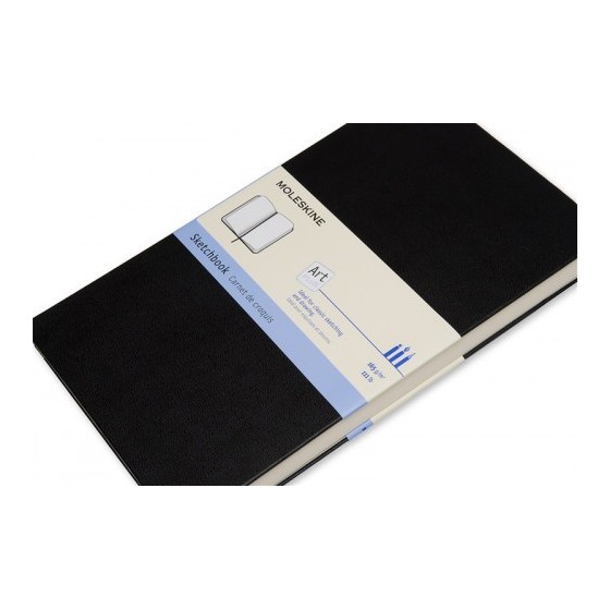 CUADERNO DE BOCETOS NEGRO L (13X21CM) MOLESKINE ARTQP063