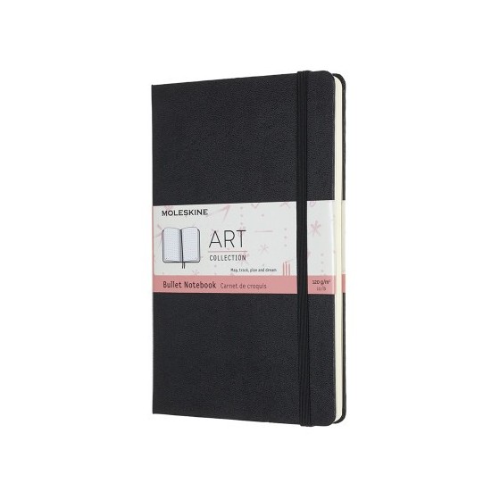 LIBRETA DE ARTE BULLET L (13X21CM) NEGRA MOLESKINE ARTBULNT3