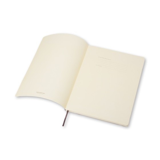 LIBRETA CLASICA TAPA BLANDA NEGRA XL (19X25CM) CUADRICULADA MOLESKINE QP622