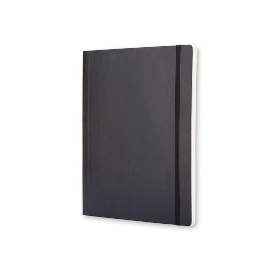 LIBRETA CLASICA TAPA BLANDA NEGRA XL (19X25CM) CUADRICULADA MOLESKINE QP622