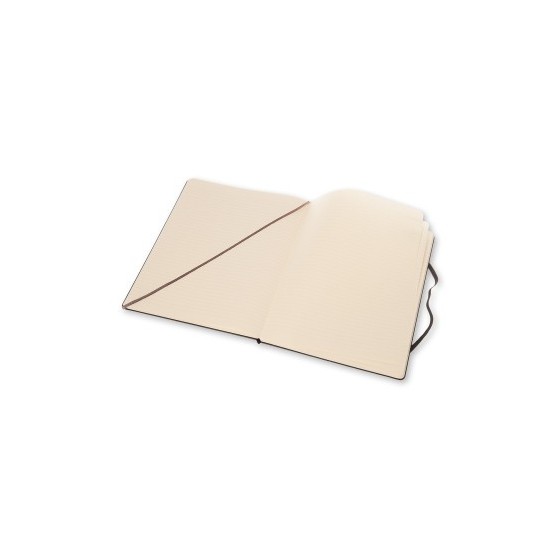 LIBRETA CLASICA TAPA DURA NEGRA XL (19X25CM) RAYAS MOLESKINE QP090