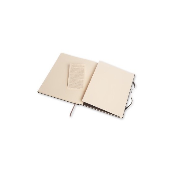 LIBRETA CLASICA TAPA DURA NEGRA XL (19X25CM) RAYAS MOLESKINE QP090