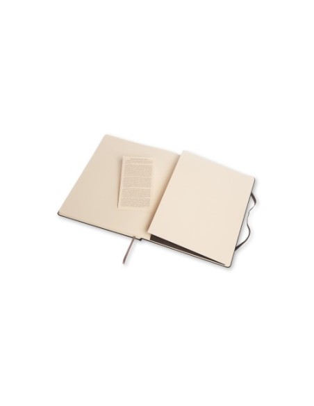 LIBRETA CLASICA TAPA DURA NEGRA XL (19X25CM) RAYAS MOLESKINE QP090