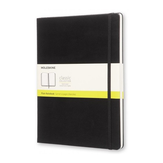 LIBRETA CLASICA TAPA DURA NEGRA XL (19X25CM) LISA MOLESKINE QP092