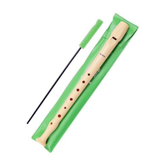 FLAUTA ESCOLAR SINTETICA CON FUNDA VERDE HOHNER HH9508