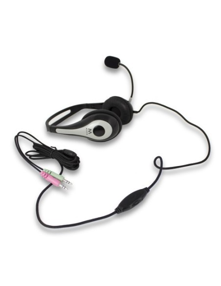 Ewent EW3562 auricular y casco Auriculares Diadema Negro, Plata