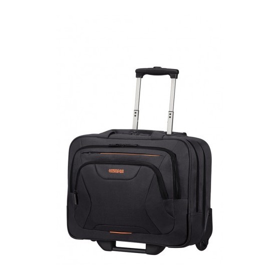 MALETÍN CON RUEDAS PARA PORTÁTIL DE 15,6" COMPARTIMENTO PARA ROPA 230X440X380 MM NEGRO AMERICAN TOURISTER SA33G006 NE