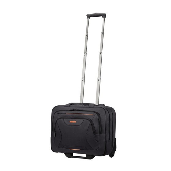 MALETÍN CON RUEDAS PARA PORTÁTIL DE 15,6" COMPARTIMENTO PARA ROPA 230X440X380 MM NEGRO AMERICAN TOURISTER SA33G006 NE