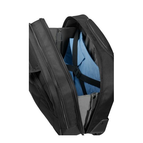 MALETÍN CON RUEDAS PARA PORTÁTIL DE 15,6" COMPARTIMENTO PARA ROPA 230X440X380 MM NEGRO AMERICAN TOURISTER SA33G006 NE