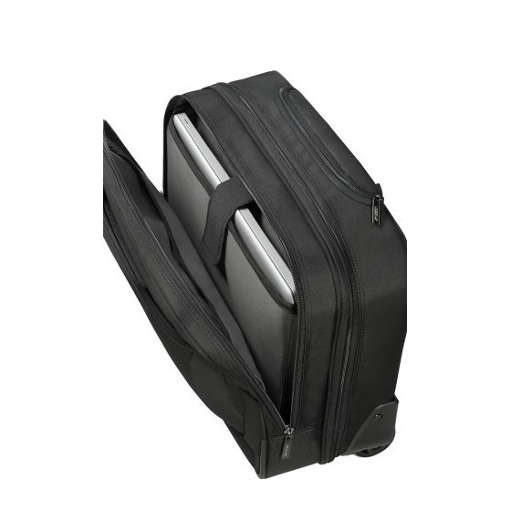MALETÍN CON RUEDAS PARA PORTÁTIL DE 15,6" COMPARTIMENTO PARA ROPA 230X440X380 MM NEGRO AMERICAN TOURISTER SA33G006 NE
