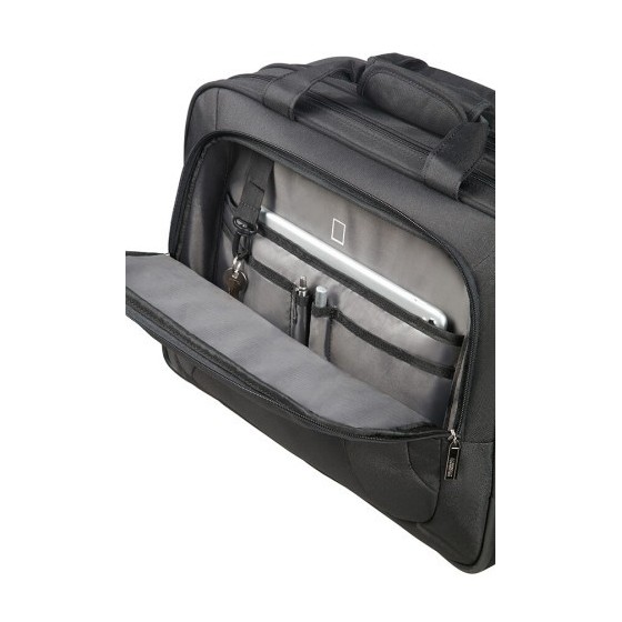 MALETÍN CON RUEDAS PARA PORTÁTIL DE 15,6" COMPARTIMENTO PARA ROPA 230X440X380 MM NEGRO AMERICAN TOURISTER SA33G006 NE