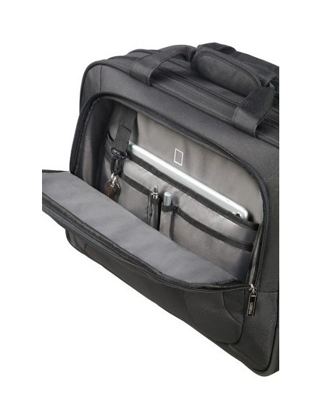 MALETÍN CON RUEDAS PARA PORTÁTIL DE 15,6" COMPARTIMENTO PARA ROPA 230X440X380 MM NEGRO AMERICAN TOURISTER SA33G006 NE