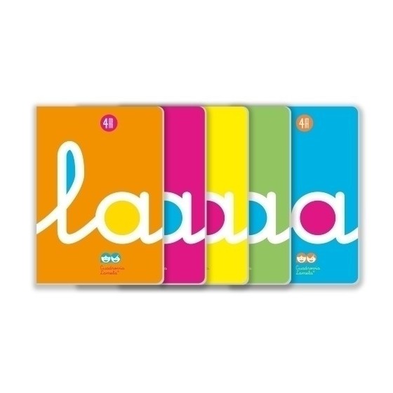 LIBRETA LAMELA FORMATO A4 RAYADO 4 MM - 50 HOJAS POLIPROPILENO 90 GRS. LAMELA 06A4P04 (x5 unidades)