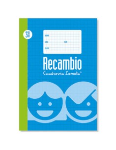 RECAMBIO FORMATO FOLIO RAYADO 3 MM LAMELA 09003 (x5 unidades)