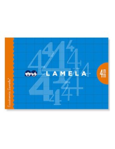 LIBRETA CUBIERTA BASICA 4º APAISADO RAYADO 4 MM 30 HOJAS APAISADA LAMELA 06AP04 (x15 unidades)