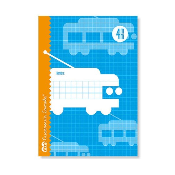 LIBRETA CUBIERTA BASICA 4º RAYADO 4 MM 30 HOJAS LAMELA 06004 (x15 unidades)