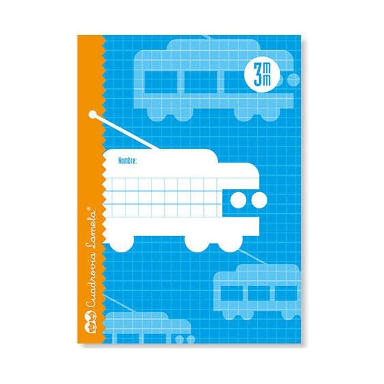 LIBRETA CUBIERTA BASICA 4º RAYADO 3 MM 30 HOJAS LAMELA 06003 (x15 unidades)