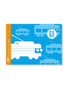 LIBRETA CUBIERTA BASICA 4º APAISADO RAYADO 6 MM 16 HOJAS LAMELA 05006 (x25 unidades)