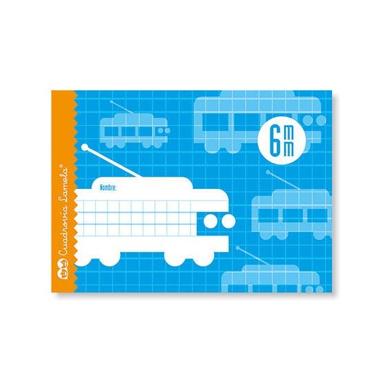 LIBRETA CUBIERTA BASICA 4º APAISADO RAYADO 6 MM 16 HOJAS LAMELA 05006 (x25 unidades)