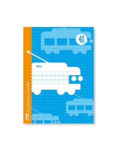 LIBRETA CUBIERTA BASICA 4º RAYADO 4 MM 16 HOJAS LAMELA 05004 (x25 unidades)
