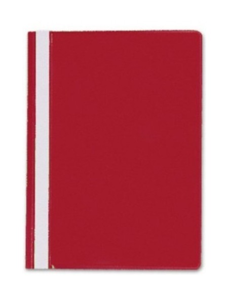 DOSSIER POLIPROPILENO HERRAJE FOLIO TARJETERO LOMO ROJO GRAFOPLAS 5031051 (x25 unidades)