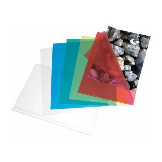 DOSSIER POLIPROPILENO DIN-A4 AZUL GRAFOPLAS 5280030 (x100 unidades)